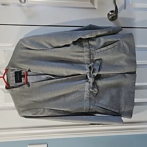 Banana Republic blazer color gray  size 14 with lightly padded shoulder